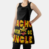 ナチョ平均叔父さん-おじさおもしろいんギフト エプロン (インサイチュ)