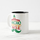 ナチョ平均叔父 ツートーンマグカップ (正面左)
