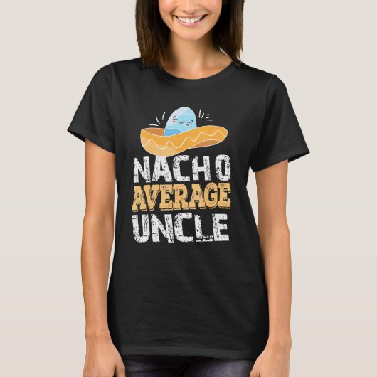 ナチョ平均叔父 Tシャツ (正面)