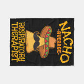 ナチョ平均呼吸セラピストRt喘息Cinc フリースブランケット (正面(横))