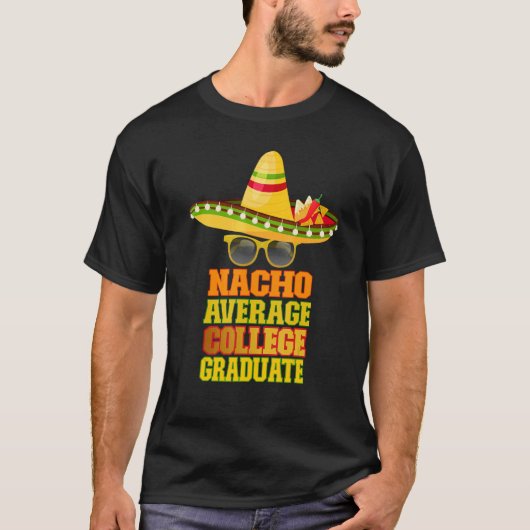 ナチョ平均大学卒業生 Tシャツ (正面)