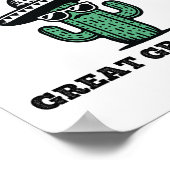 ナチョ平均孫素晴らしおもしろいジョークMexican Cinc ポスター (角)