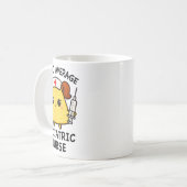 ナチョ平均小児ナースおもしろい看護 コーヒーマグカップ (正面左)