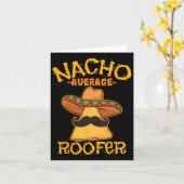 ナチョ平均屋上メキシカンCinco De Mayo Roof Me カード (黄色い花)