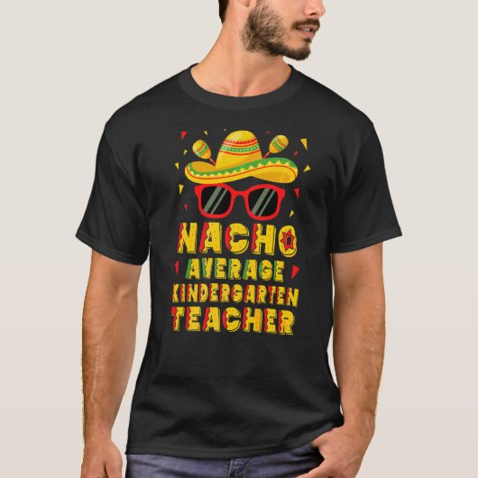 ナチョ平均幼稚園先生シンコデマヨ Tシャツ (正面)