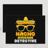 ナチョ平均探偵Cinco de Mayo 招待状 (正面/裏面)