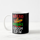 ナチョ平均新郎クルーおもしろいメキシコCinco De Ma コーヒーマグカップ (左)