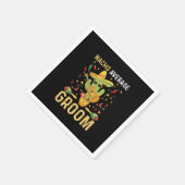 ナチョ平均新郎メキシコ人の夫シンコデマヨ スタンダードカクテルナプキン (角)