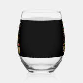 ナチョ平均新郎メキシコ人の夫シンコデマヨ ステムなしワイングラス (右)