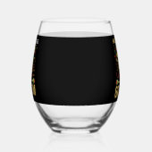 ナチョ平均新郎メキシコ人の夫シンコデマヨ ステムなしワイングラス (左)