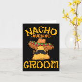 ナチョ平均新郎メキシコ料理の夫Cinco De カード (黄色い花)