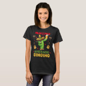ナチョ平均歌う格言シンコデマヨメキシコ Tシャツ (正面フル)