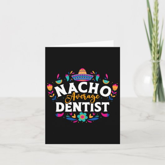 ナチョ平均歯科医Cinco De Mayo Mexican Matchi カード (正面)