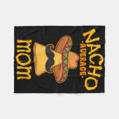 ナチョ平均母メキシコ人Cinco De Mayo母フィー フリースブランケット (正面(横))