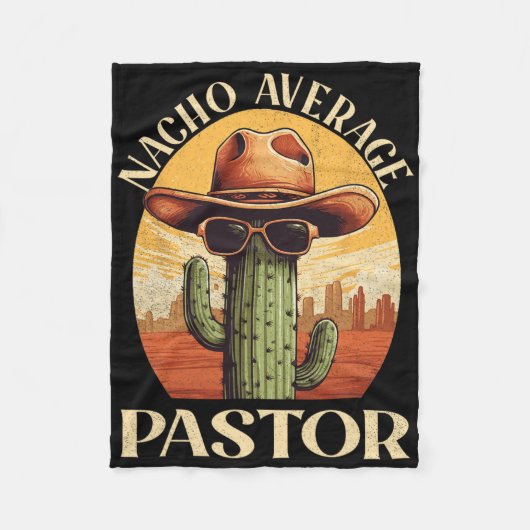 ナチョ平均牧師Cinco De Mayoメキシコ人の父親 フリースブランケット (正面)