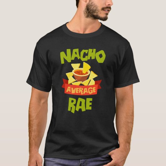 ナチョ平均率おもしろい誕生日パーソナライズされた名 Tシャツ (正面)