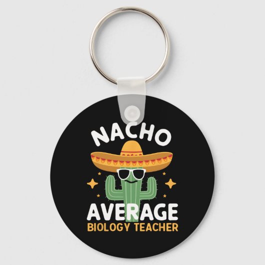 ナチョ平均生物学先生シンコデマヨメキシカ キーホルダー (正面)