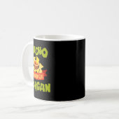 ナチョ平均的なモーガン おもしろ 誕生日 名前入り コーヒーマグカップ (正面左)