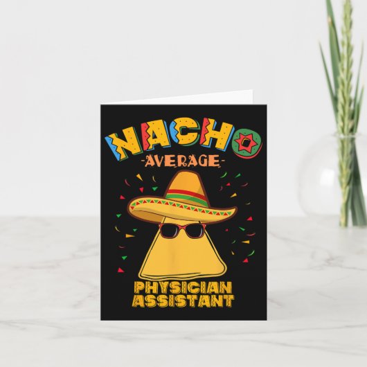 ナチョ平均的な医師Istant Cinco De Mayo カード (正面)
