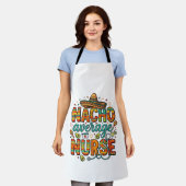 ナチョ平均看護師フィエスタベクターTシャツデザイン_1 エプロン (着用した状態)