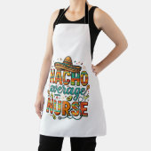 ナチョ平均看護師フィエスタベクターTシャツデザイン_1 エプロン (インサイチュ)