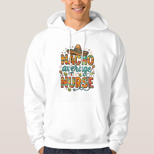 ナチョ平均看護師フィエスタベクターTシャツデザイン_1 パーカ (正面)