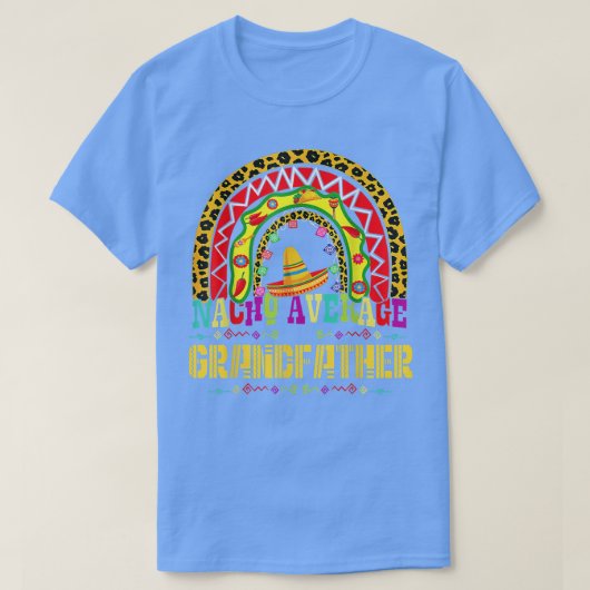 ナチョ平均祖父チンコデマヨレインボーム Tシャツ (デザイン正面)