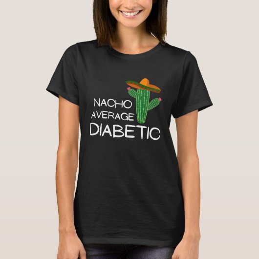 ナチョ平均糖尿病性シンコデマヨ Tシャツ (正面)
