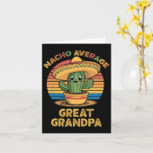ナチョ平均素晴らしおじいちゃんマッチングMexican Cinco カード (黄色い花)