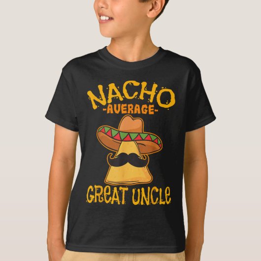 ナチョ平均素晴らし伯父素晴らしチンコデメイ Tシャツ (正面)