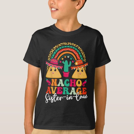 ナチョ平均義妹シンコ・デ・マヨメキシコ Tシャツ (正面)