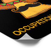 ナチョ平均職業セラピストシンコデマヨ ポスター (角)