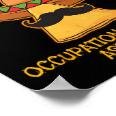 ナチョ平均職業セラピーアイスタントシンコデ ポスター (角)