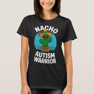 ナチョ平均自閉症の戦士おもしろい認識度スーポ Tシャツ
