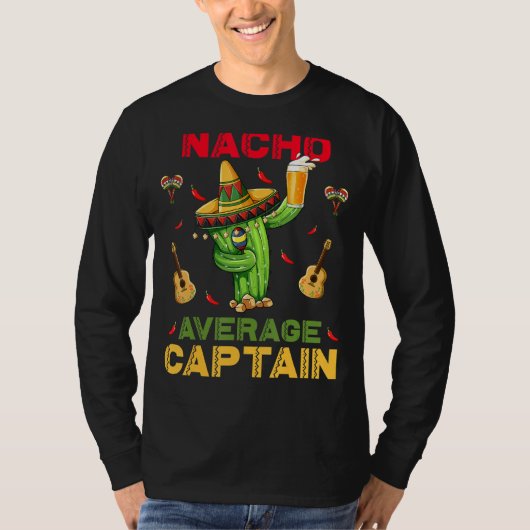 ナチョ平均艦長シンコデマヨメキシコフェスタ Tシャツ (正面)