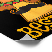 ナチョ平均花婿介添人グロ結婚ームスマンCinco De ポスター (角)