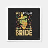 ナチョ平均花嫁Cinco De Mayo Mexican 結婚's スタンダードカクテルナプキン (正面)