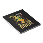 ナチョ平均花嫁Cinco De Mayo Mexican 結婚's ノートパッド (アングル)