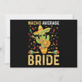 ナチョ平均花嫁Cinco De Mayo Mexican 結婚's 招待状 (正面)
