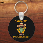 ナチョ平均薬剤師メキシコのCinco De Mayo キーホルダー (正面)