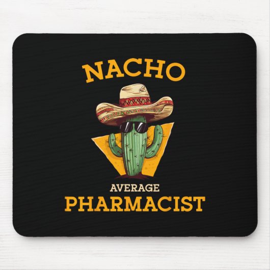 ナチョ平均薬剤師メキシコのCinco De Mayo マウスパッド (正面)