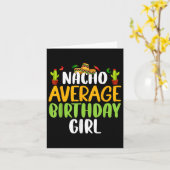 ナチョ平均誕生日ガールチンコデマヨマッチング カード (黄色い花)