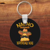 ナチョ平均誕生日ボーイデイお祝いシンコ キーホルダー (正面)