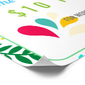 ナチョ平均資金調達者学校PTO PTAチャリティー ポスター (角)