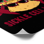 ナチョ平均鎌細胞戦士おもしろいチンコデM ポスター (角)