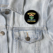 ナチョ平均電気技師Cinco De Mayo おもしろい Elec 缶バッジ (インサイチュ)