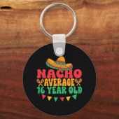 ナチョ平均16歳Cinco De Mayo 16誕生 キーホルダー (正面)