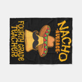 ナチョ平均4級先生4級Cinco フリースブランケット (正面(横))