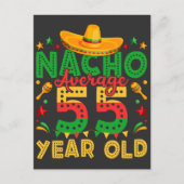 ナチョ平均55歳Cinco de Mayo ポストカード (正面)