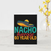 ナチョ平均60歳Cinco De Mayo60誕生 カード (黄色い花)